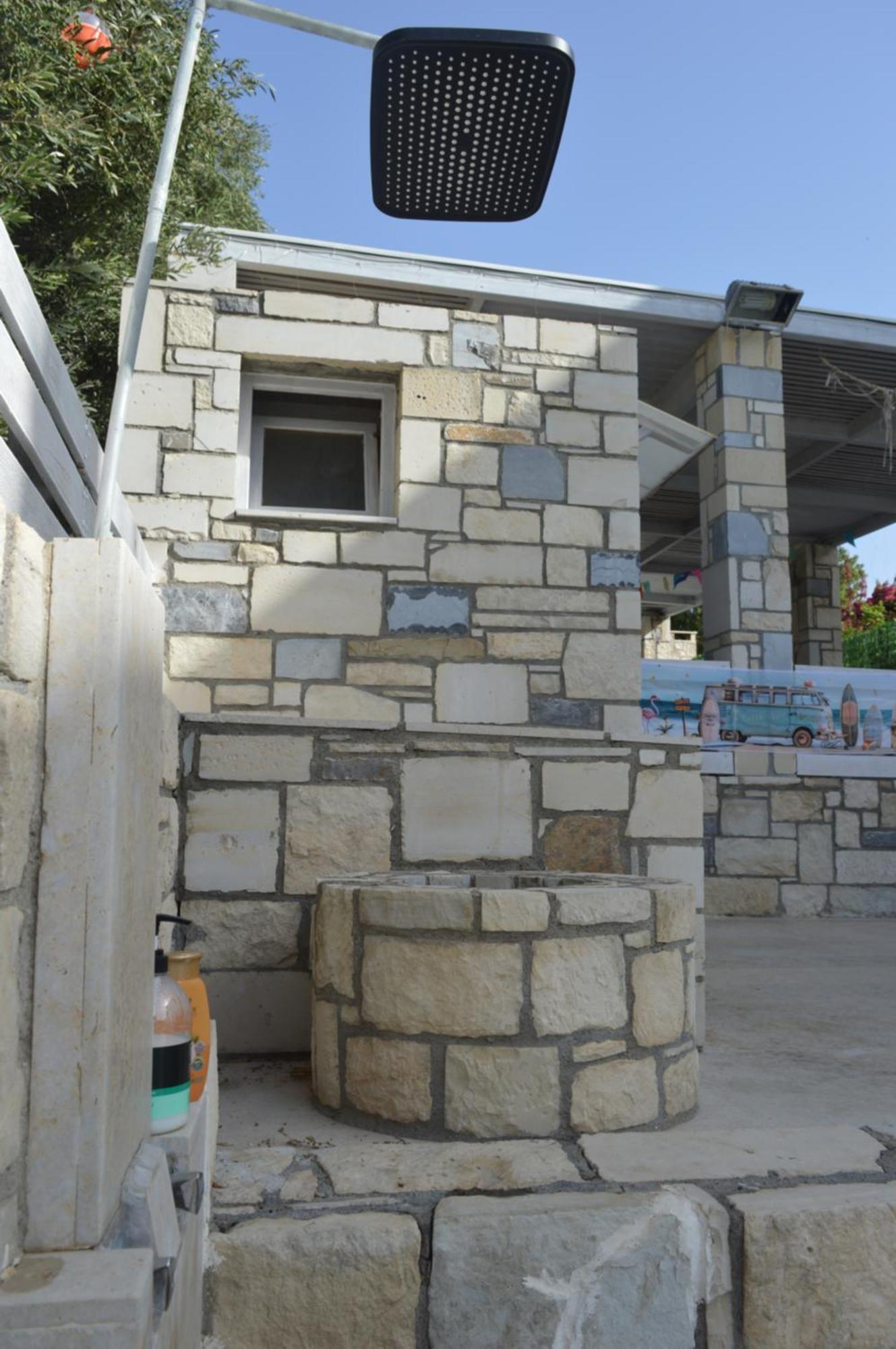 Aquarock Villa With Private Pool Prassás المظهر الخارجي الصورة