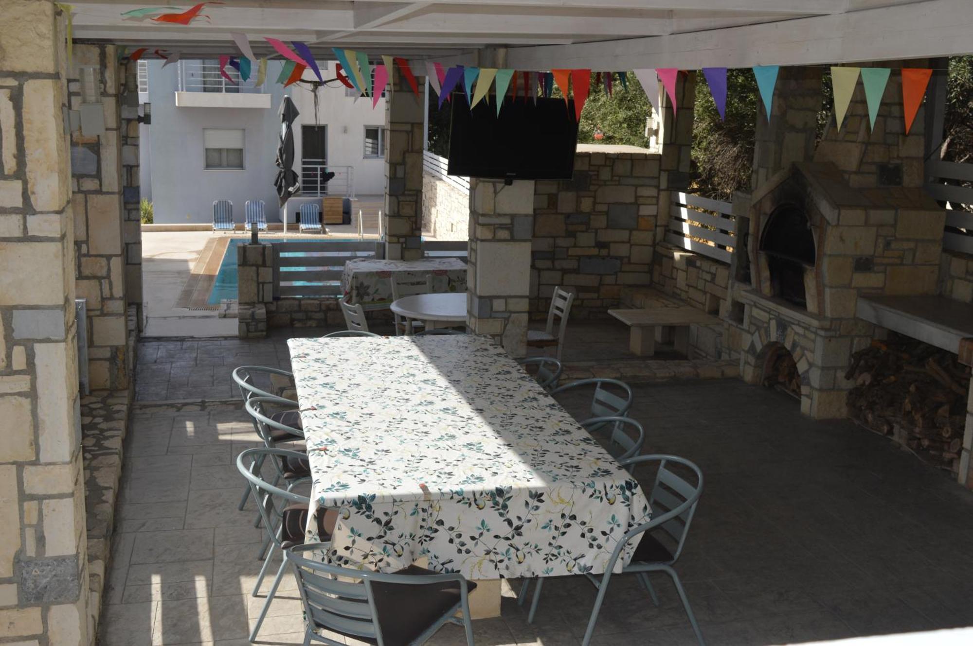 Aquarock Villa With Private Pool Prassás المظهر الخارجي الصورة